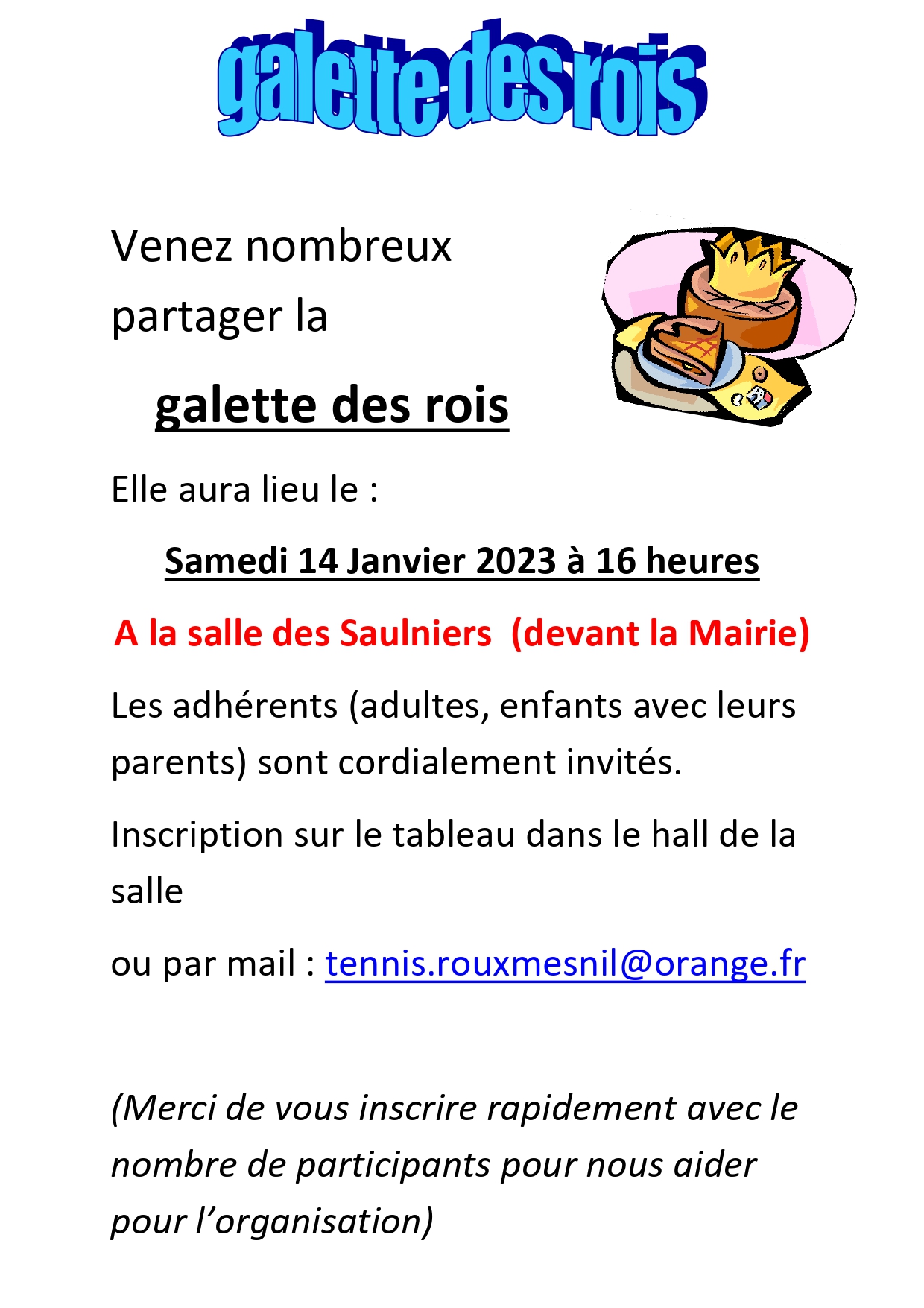 Galette des rois 2023