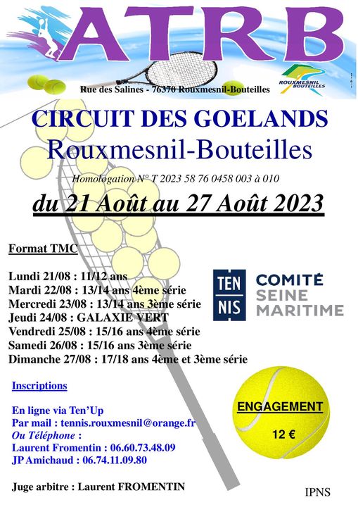 Affiche circuit goelands 2023