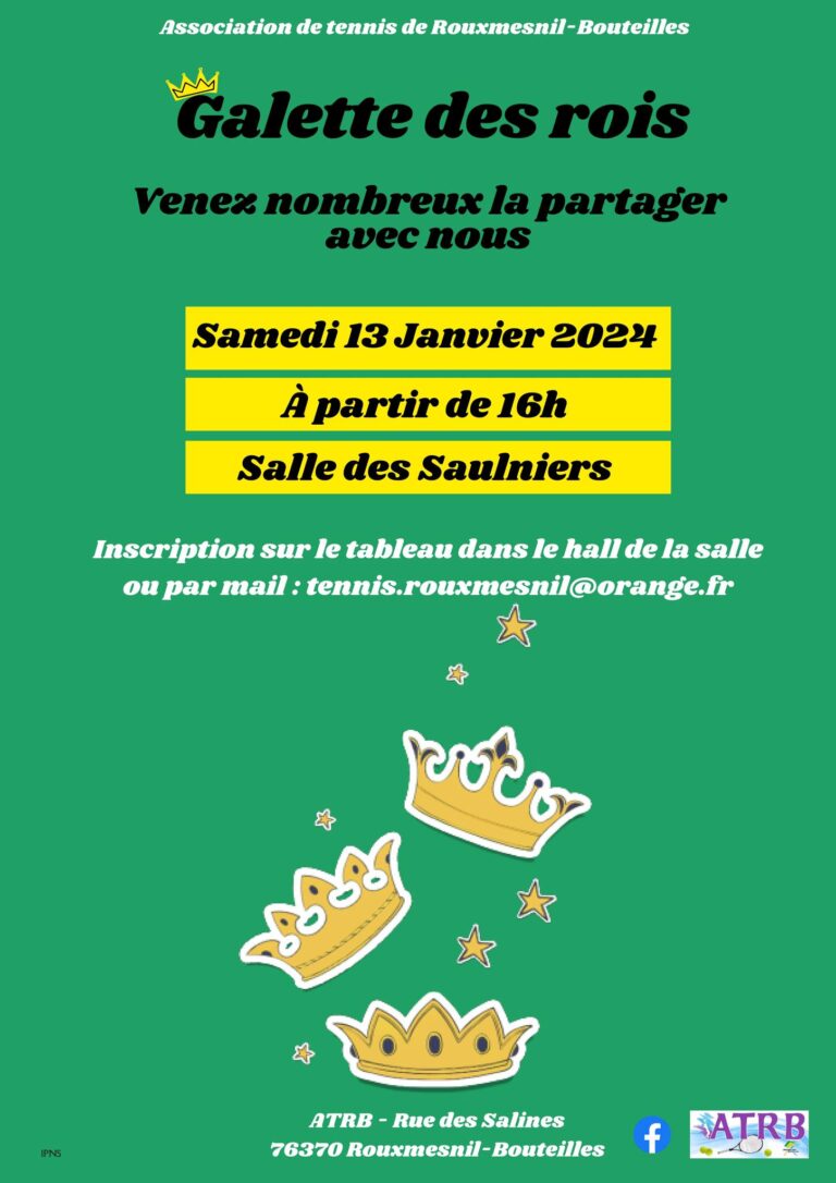 affiche Galette des rois 2024