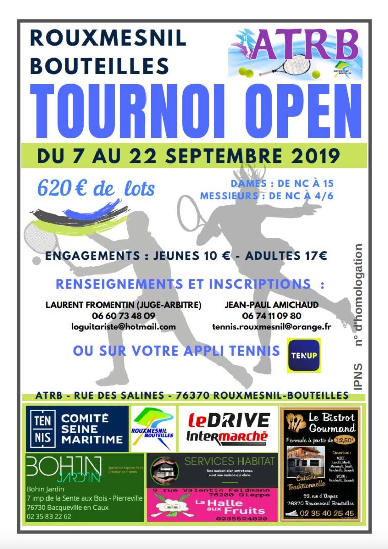 affiche 12e tournoi open