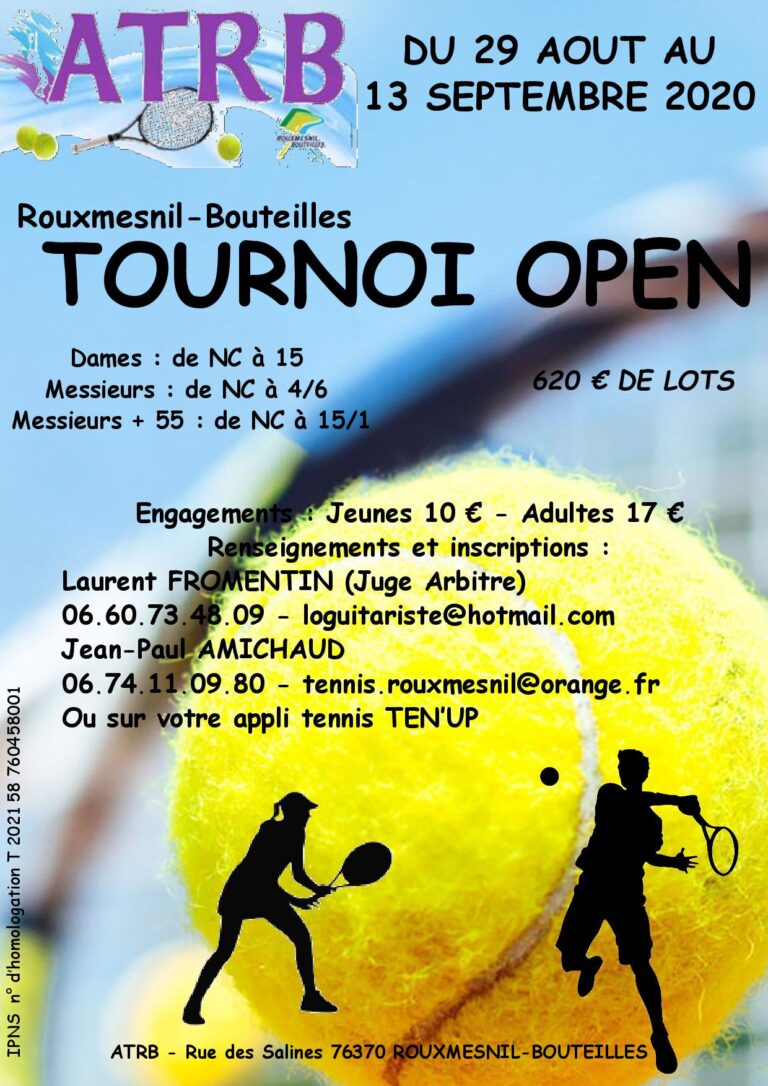 affiche 13e tournoi open