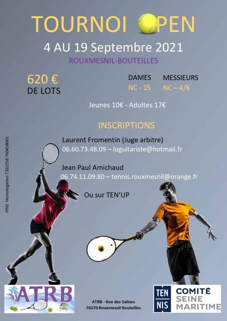 affiche 14e tournoi open