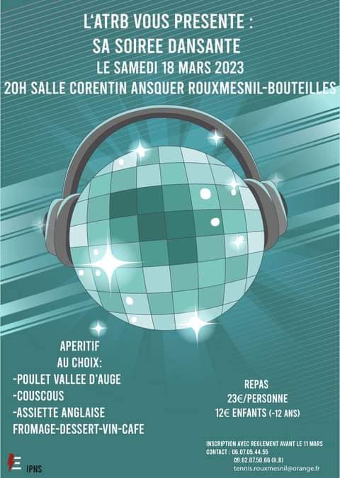 affiche soiree dansante 2023