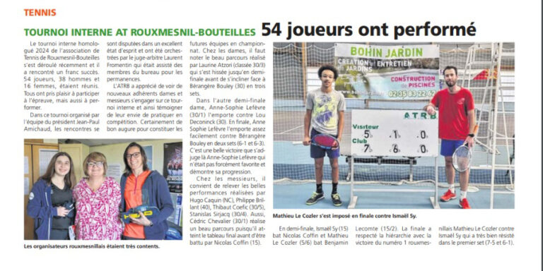 On parle du tournoi dans la presse