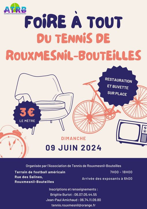 Affiche Foire à tout 2024