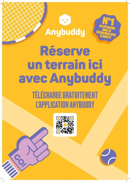 Vous souhaitez réserver un terrain sans licence : direction Anybuddy