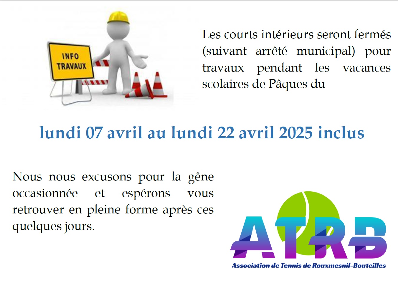 Travaux courts intérieurs